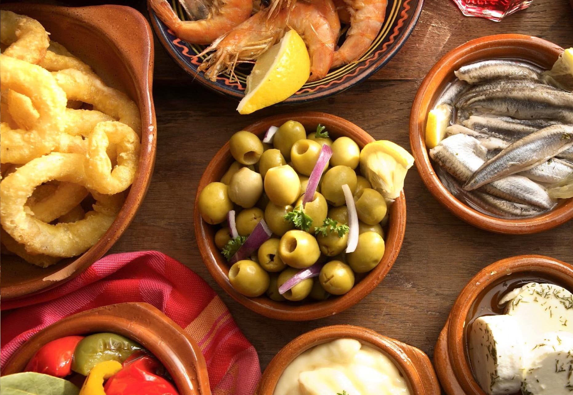 Gastronomia algarvia: azeitonas, marisco e peixe