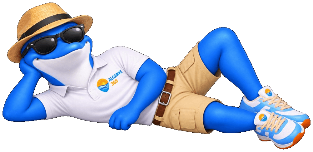 Mascote do Algarve365 deitado